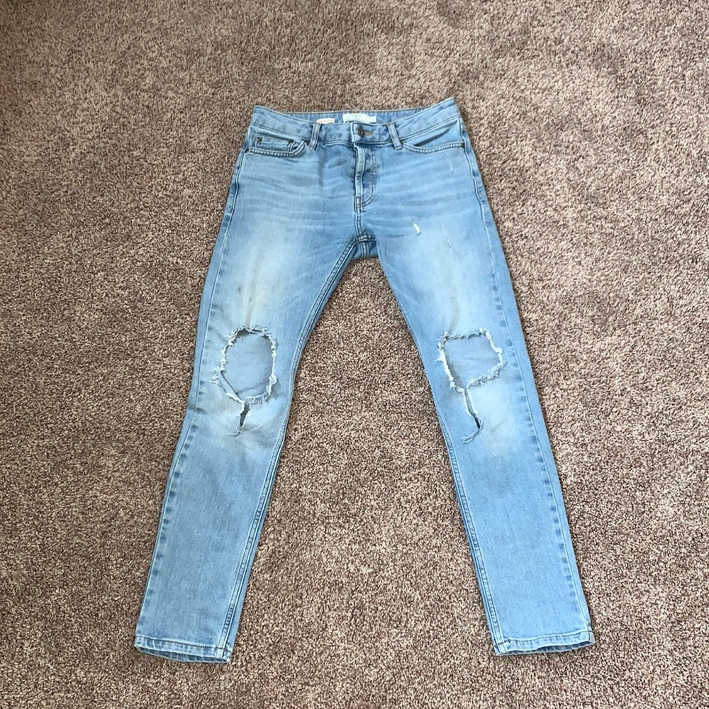 Topman Stretch Skinny Jeans (32-inch inseam)